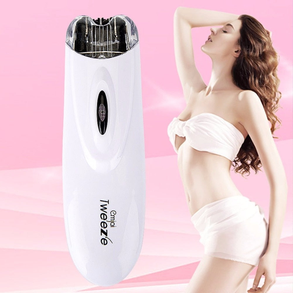 Portable Electric Pull Tweezer Device Women Hair Removal Epilator ABS Facial Trimmer Depilation For Female Beauty - ebowsos