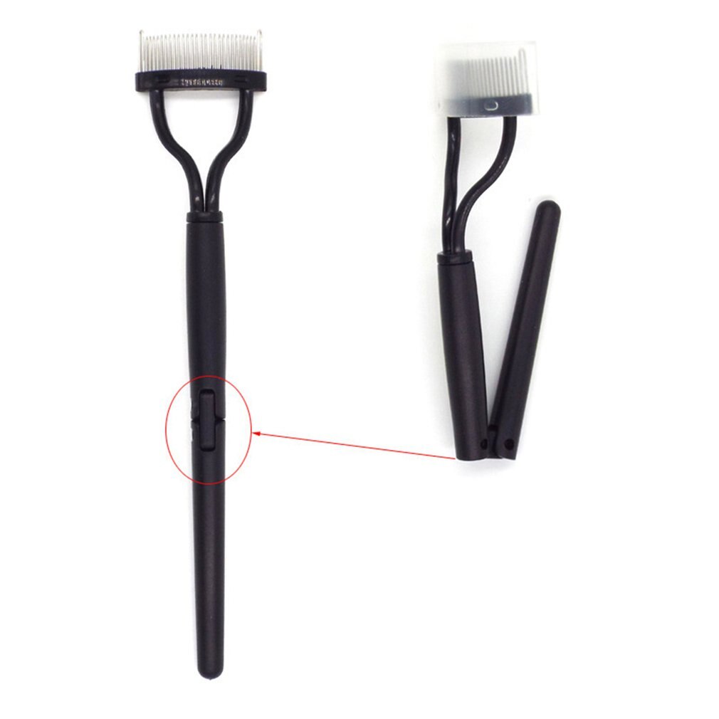 Portable Eyelash Makeup Brushes Mascara Wands Applicator Spoolers Eye Lashes Cosmetic Brush Comb Makeup Tools - ebowsos