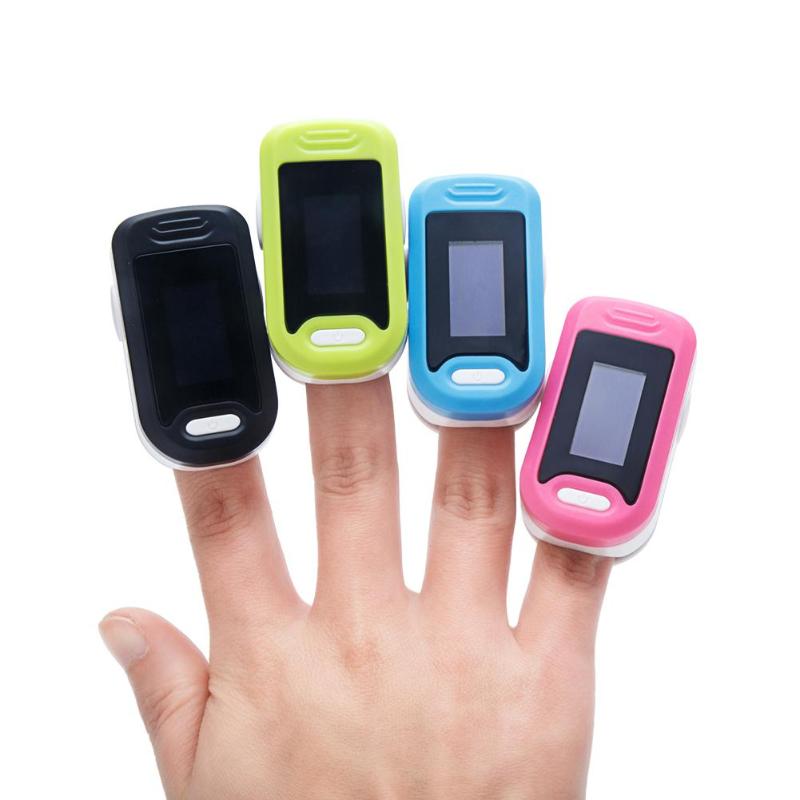 Portable Finger Tip Pulse Oximeter Blood Oxygen Meter Heart Rate Monitor - ebowsos