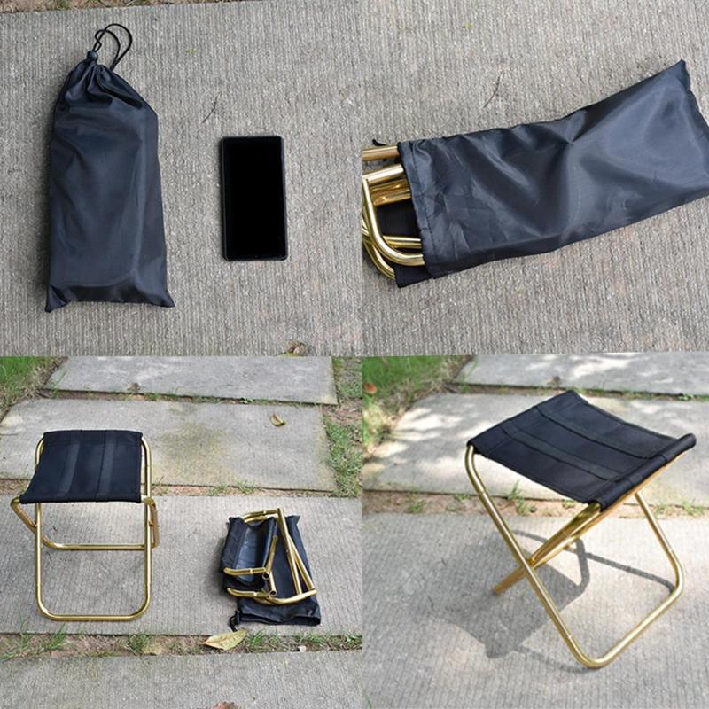 Portable Folding Fishing Chair Camping Chair Seat Lightweight Outdoor Fishing Chair Oxford Cloth Foldable Picnic Fishing Chair-ebowsos