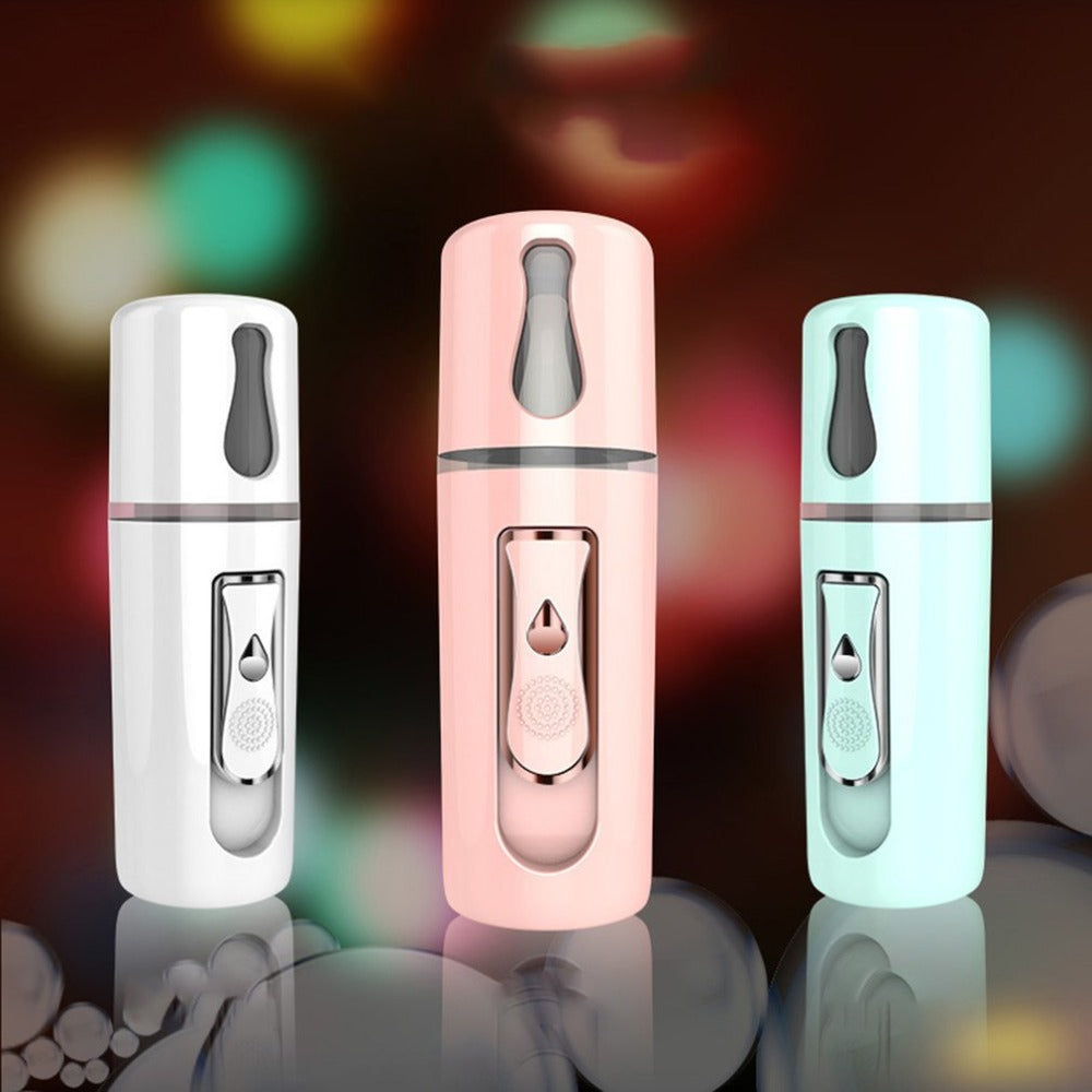 Portable Mini Handy Air Aroma Essential Oil Diffuser Professional LED Ultrasonic Humidifier Aromatherapy Purifier face care tool - ebowsos