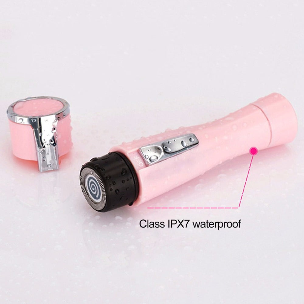 Portable Mini Lady Personal Shaver Razor Multifunctional Painless Electric Facial Body Underarm Hair Removal Equipment - ebowsos