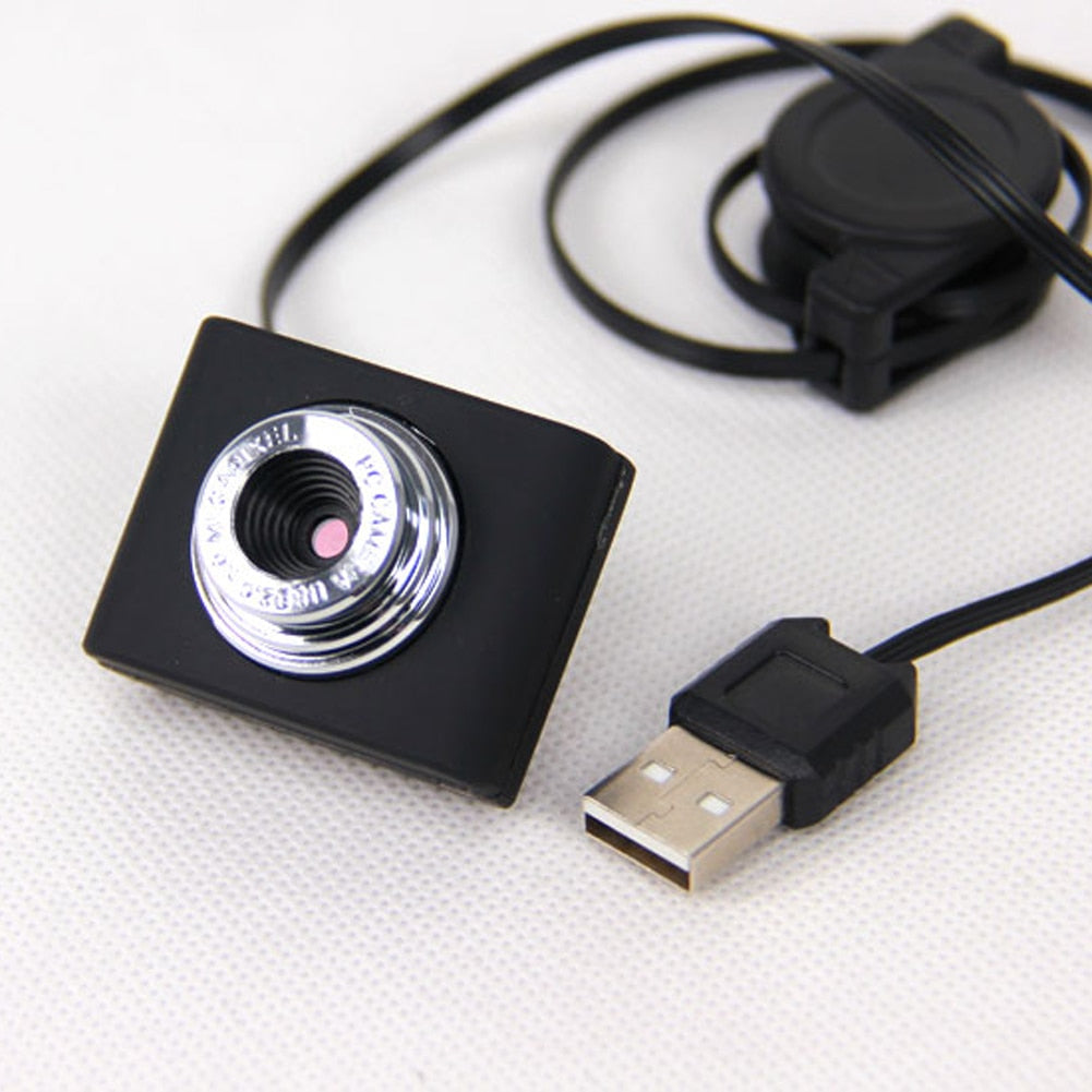Portable Mini Stylish Digital Webcam Camera Web Cam CMOS sensor Optical Lens 8M Pixel For Network Conference Laptop - ebowsos