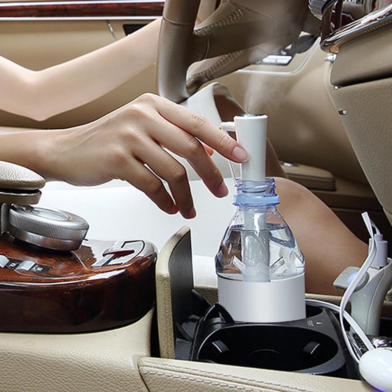 Portable Mini USB Water Bottle Mute Air Humidifier Steam Diffuser Home Desktop Car Office Mist Maker Atomizer High Quality - ebowsos