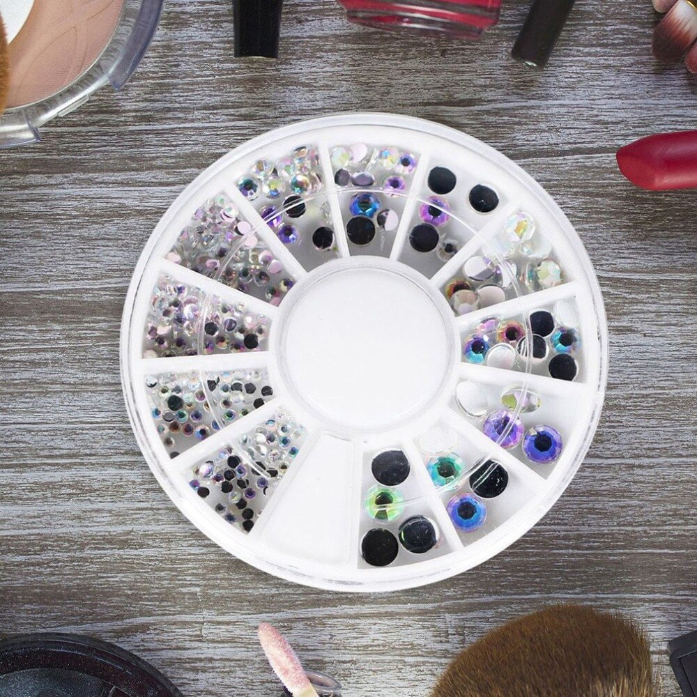 Portable Nail Art Tips Sticker Sequins Beads DIY Manicure Decoration Beauty Tool Accessories - ebowsos