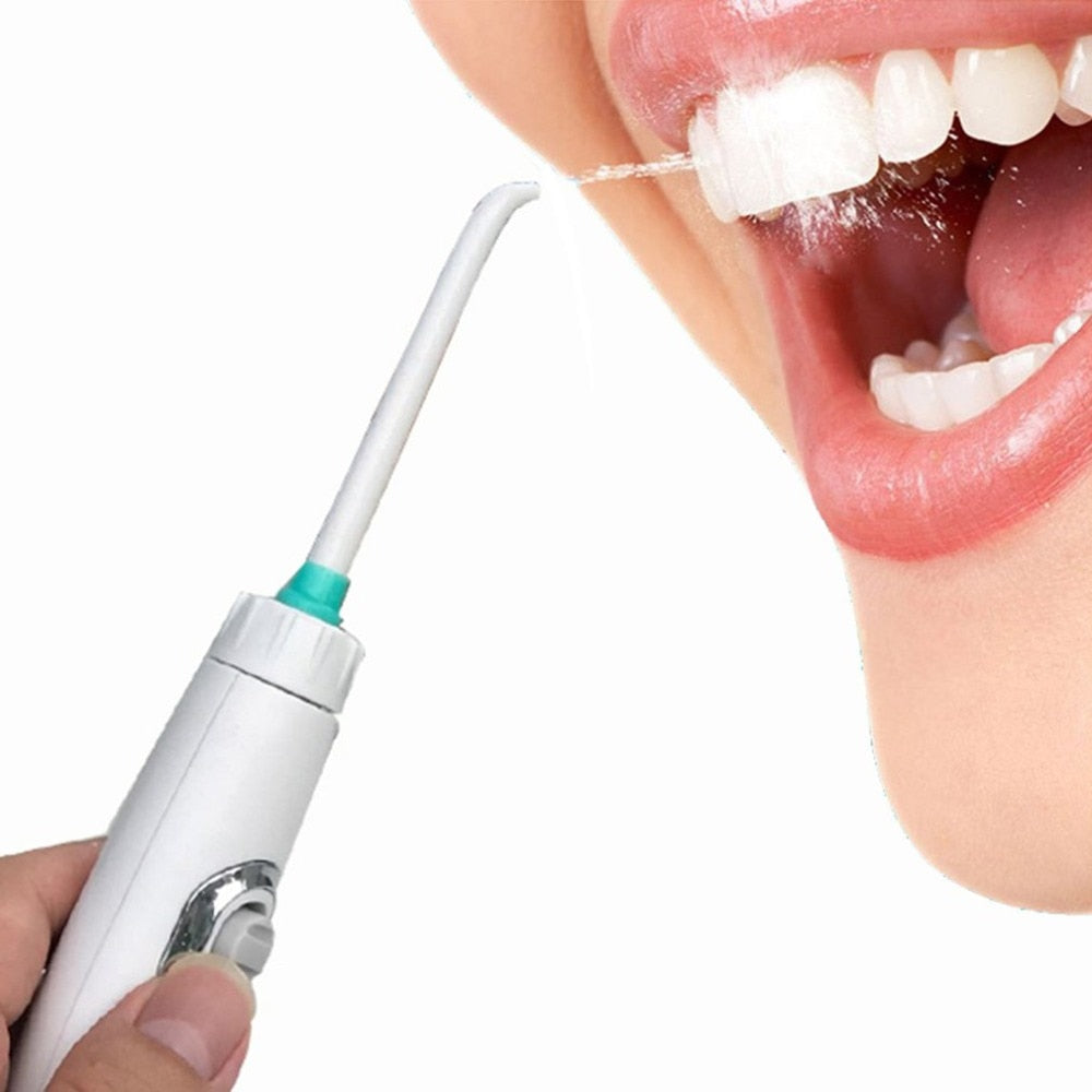Portable Oral Irrigator Hygiene Flosser Dental Water Jet Connecting Faucet Teeth Flossing Device for Home Teeth Care Kit - ebowsos