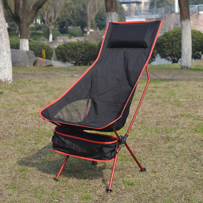 Portable Outdoor Folding Fishing Picnic Chair Lightweight Fold Up Beach Chair 600D Oxford Cloth Foldable BBQ Camping Seat-ebowsos