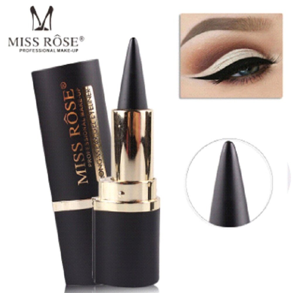 Portable Size Easy to Wear Black Eye Liner Sticker Makeup Pencil Smooth Waterproof Eyeliner Pencils Cosmetics Makeup Tool - ebowsos