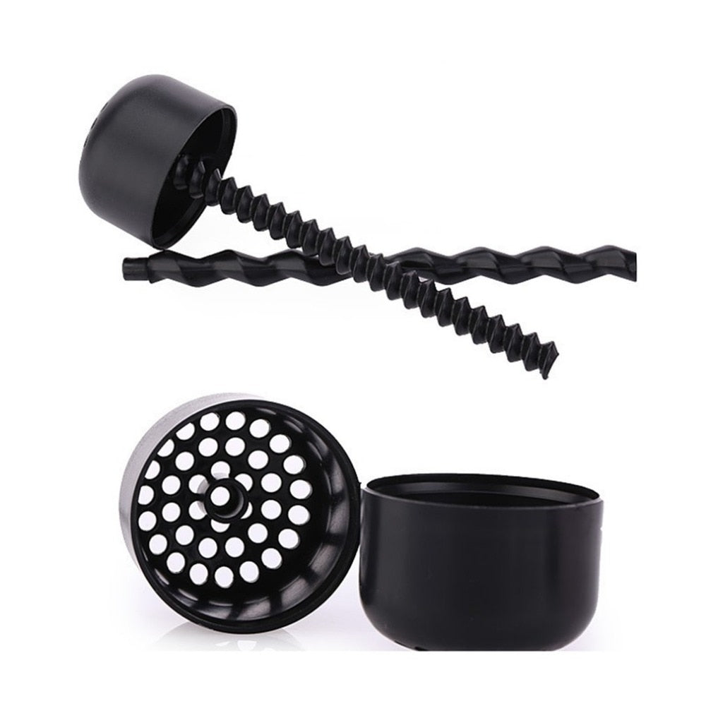 Portable Size Hair Dryer Diffuser Magic Wind Spin Detachable Drying Blow Hair Diffusers Roller Curler Women Hair Styling Tool - ebowsos