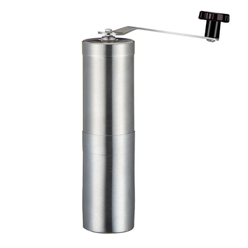 Portable Stainless Steel Kitchen Grinding Manual Coffee Grinder Beans Hand Burr Mill Grinding Tools Coffee Vintage Maker Tools - ebowsos