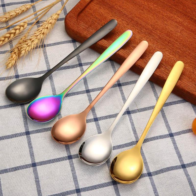 Portable Travel Dinnerware Set Stainless Steel Spoon Fork Straw Set with Pouch Unique Style Environmental Protection Durability - ebowsos