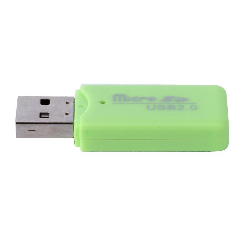 Portable USB 2.0 Fast Speed Mini Memory Card Reader Adapter for Micro SD/TF T-Flash Card Reader For Android Phone Tablet PC New - ebowsos