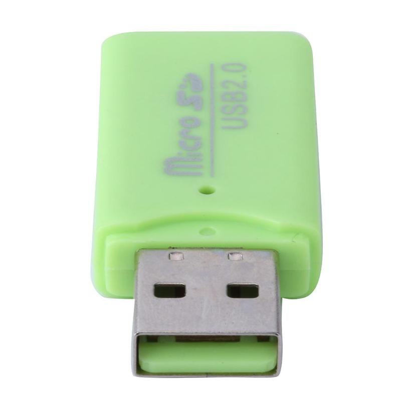 Portable USB 2.0 Fast Speed Mini Memory Card Reader Adapter for Micro SD/TF T-Flash Card Reader For Android Phone Tablet PC New - ebowsos