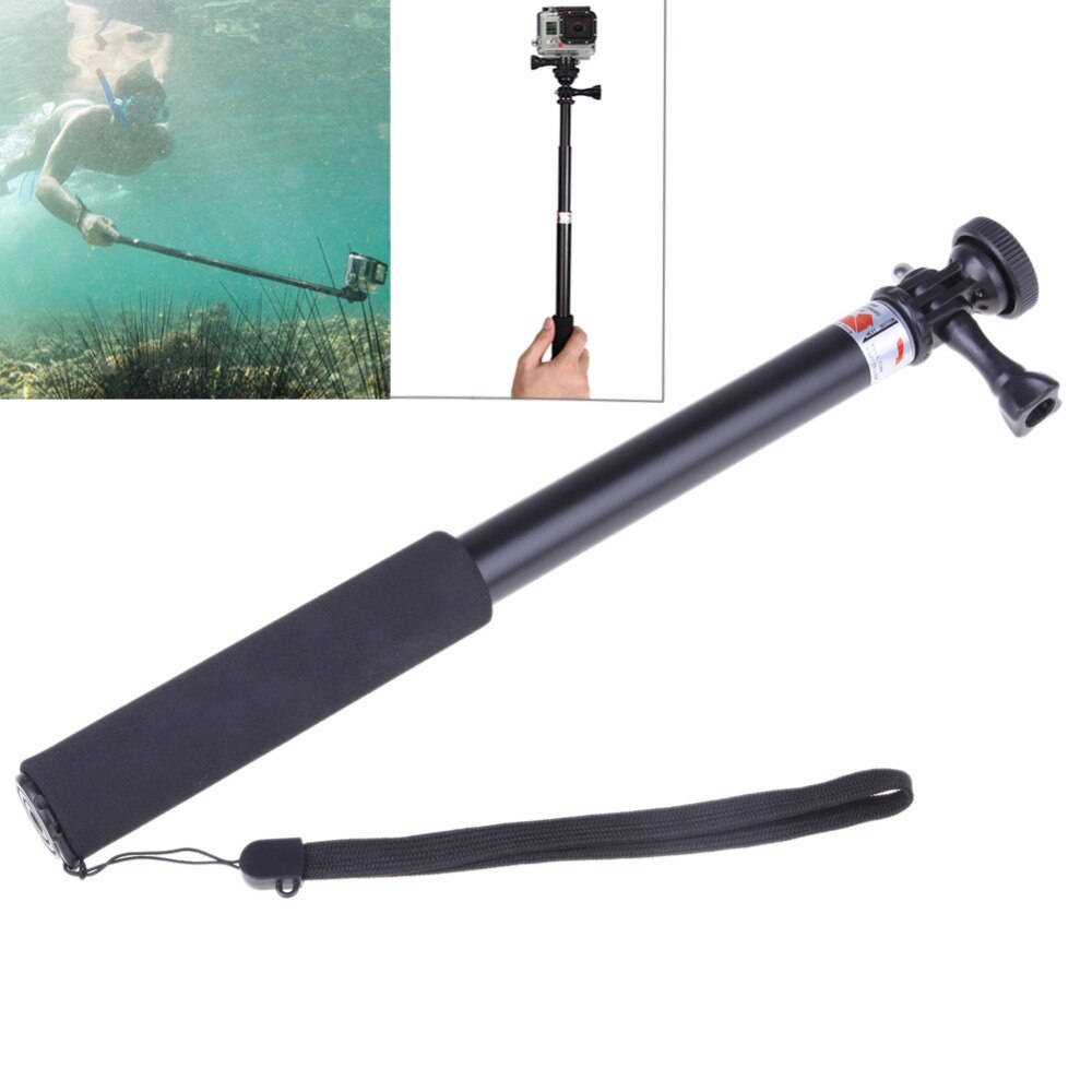 Portable Waterproof Monopod Tripod Telescoping Extendable Pole Handheld Camera Tripod & Tripod Mount Selfie Stick for GoPro New - ebowsos