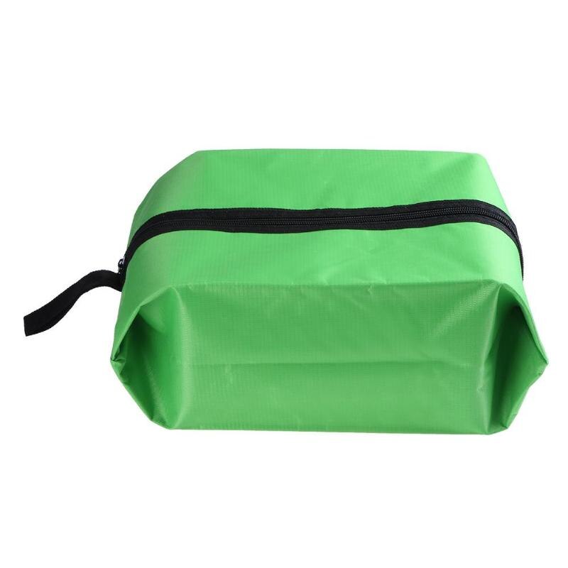 Portable Waterproof Zipper Shoe Bag Outdoor Travel Makeup Storage Pouch - ebowsos