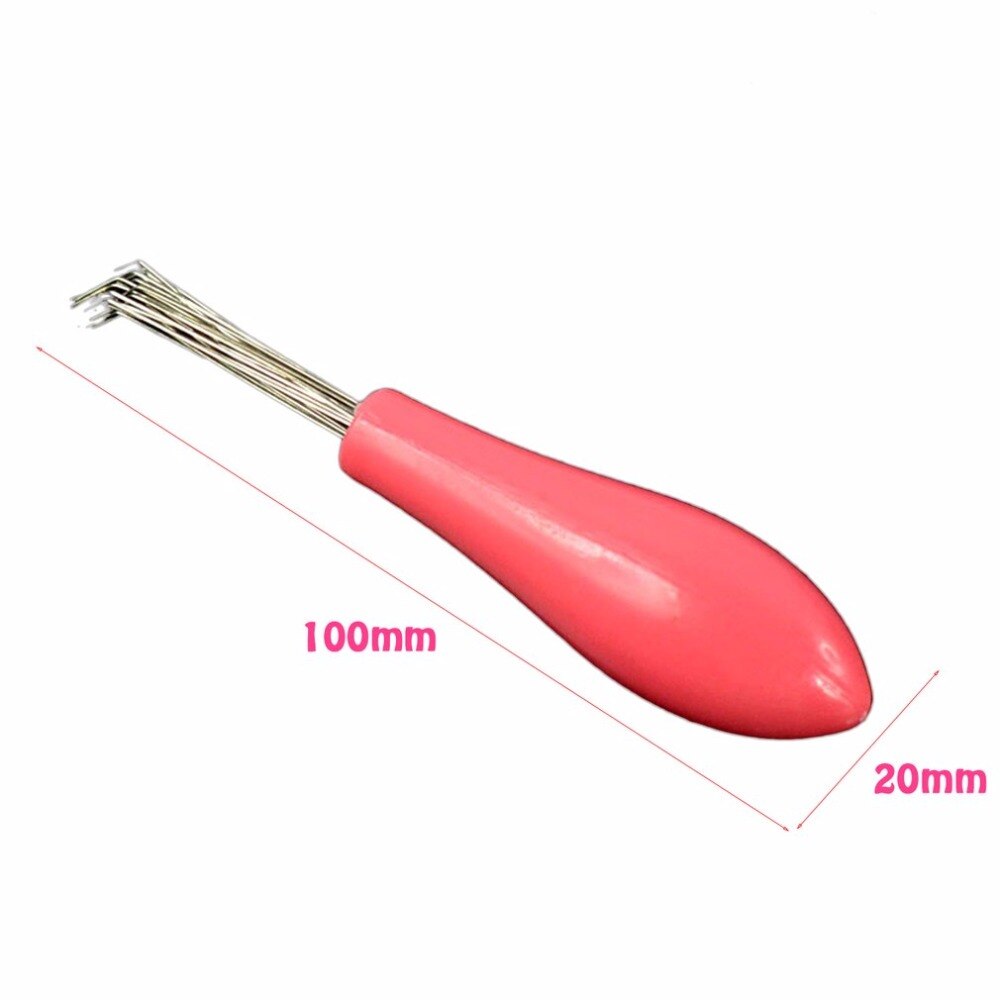 Practical Hair Comb Brush Cleaner Cleaning Tool Hair Remover Embedded Beauty Tools Plastic Handle Hair Brush Cleaner - ebowsos