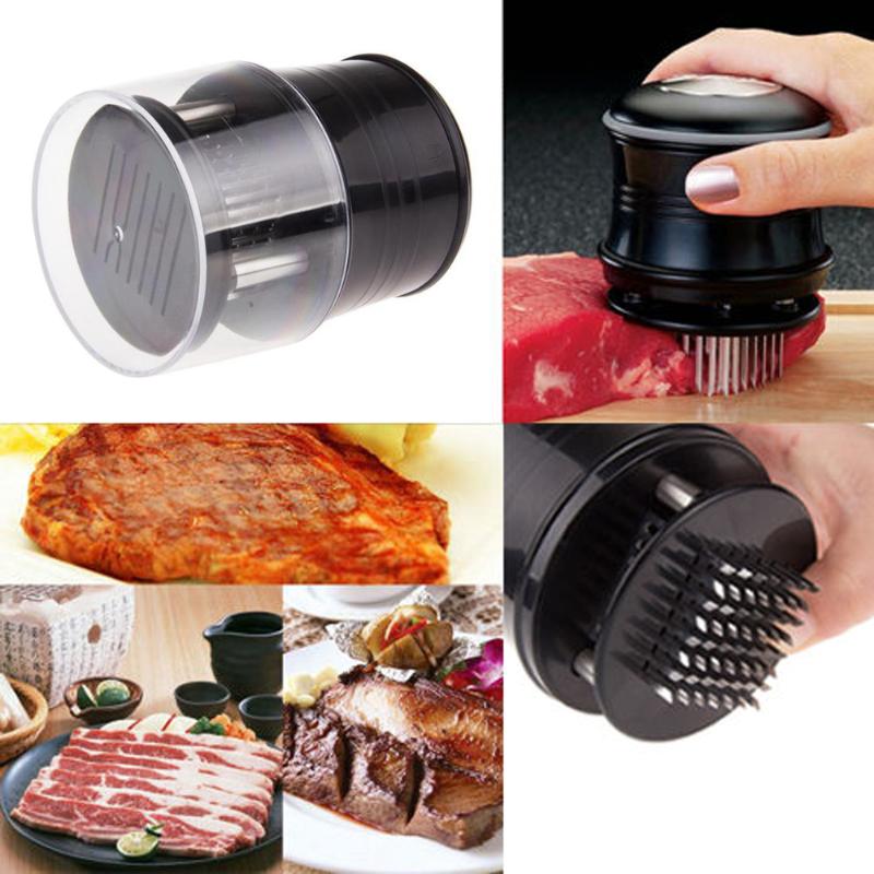 Practical Meat Tenderizer with 56 Stainless Steel Blades professional meat tenderizer Home Kitchen Tool kitchen gadgets - ebowsos