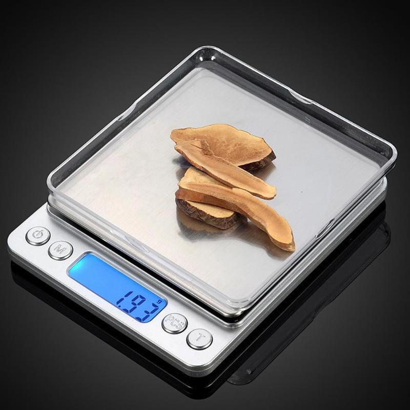 Practical Precision Digital Scale Electric  Stainless Steel Weighing Plate Precision Jewelry Gold Sterling Weight Scales - ebowsos