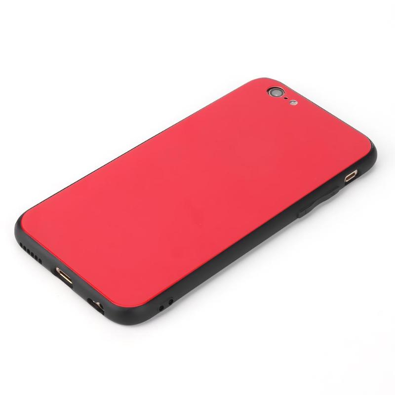 Premium Shockproof Back Tempered Glass Clear Phone Case Protective Cover Shell for iPhone 6 High Quality Phone Case - ebowsos
