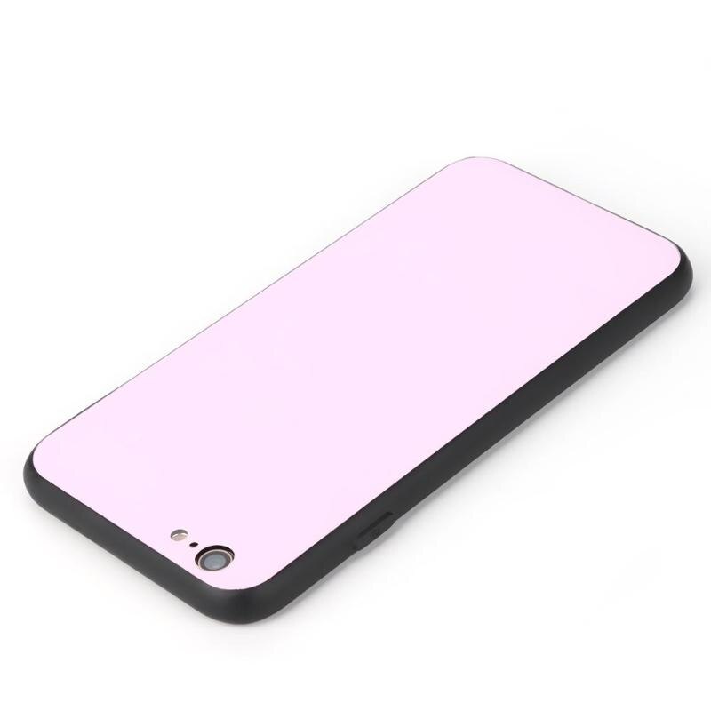 Premium Shockproof Back Tempered Glass Clear Phone Case Protective Cover Shell for iPhone 6 High Quality Phone Case - ebowsos