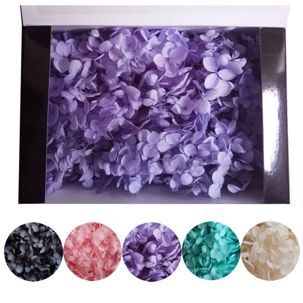 Preserved Flower DIY Decoration Christmas Gifts Long Time Lasting Preserved Hydrangea Valentine's Day-ebowsos