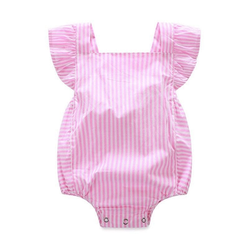 Princess Summer Children Clothing Cute Infant Baby Kids Girl Clothes Bow Bodysuit Jumpsuit Outfits Sunsuit - ebowsos