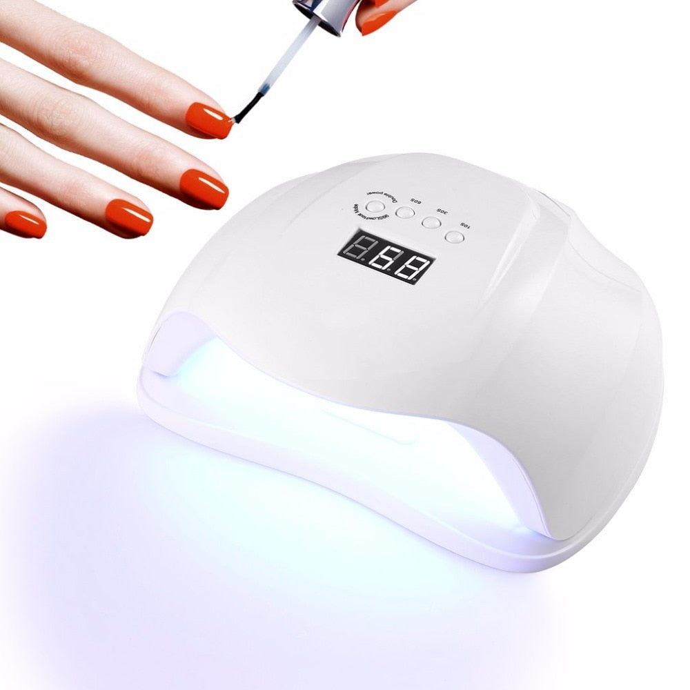 Pro Gel Polish LED Nail Dryer Lamp Motion Infared Sensor 36 LED/UV Curing Lamp with LCD Screen Timer Setting JP US EU UK Plug - ebowsos