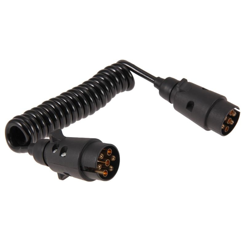 Professional 7 Pin Car Towing Trailer Cable Spring Trailer Couplings Circuit Plug Socket Tester Car  styling High Quality - ebowsos