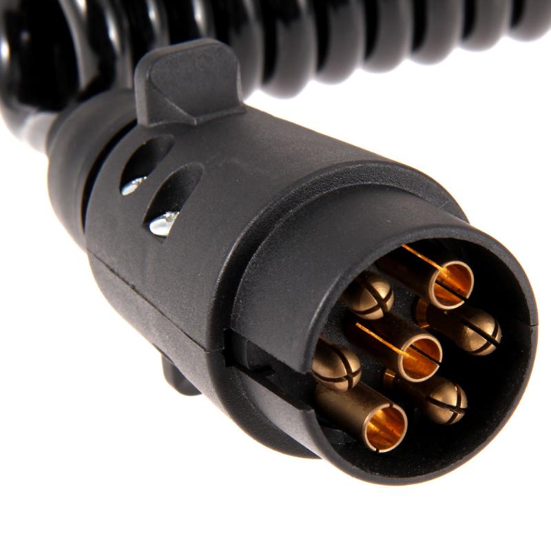 Professional 7 Pin Car Towing Trailer Cable Spring Trailer Couplings Circuit Plug Socket Tester Car  styling High Quality - ebowsos