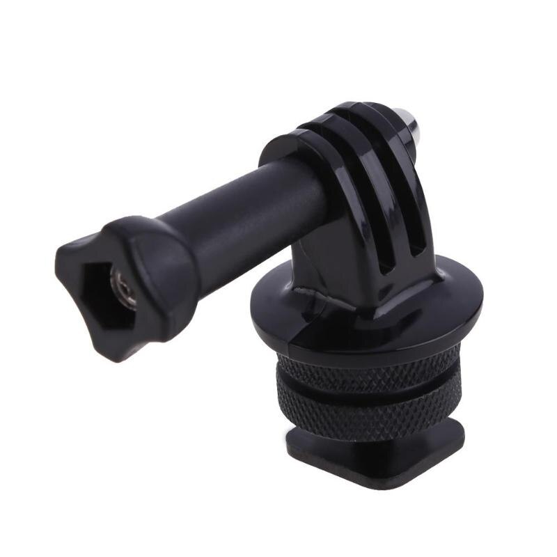 Professional Accessories 1/4 "Hot Shoe Adaptor With Tripod Mount Adapter For Camera GoPro Hero 1 2 3 3+ - ebowsos