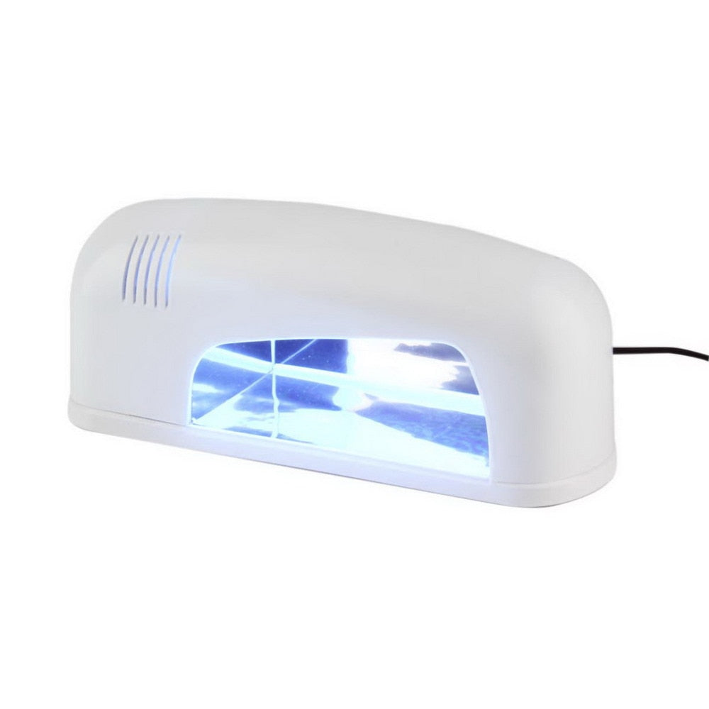 Professional Acrylic Curing Light UV Nail Gel Lamp 9W 110V-220V Nail Art Polish Dryer Lamp For Curing Nails Arts EU/US Plug - ebowsos