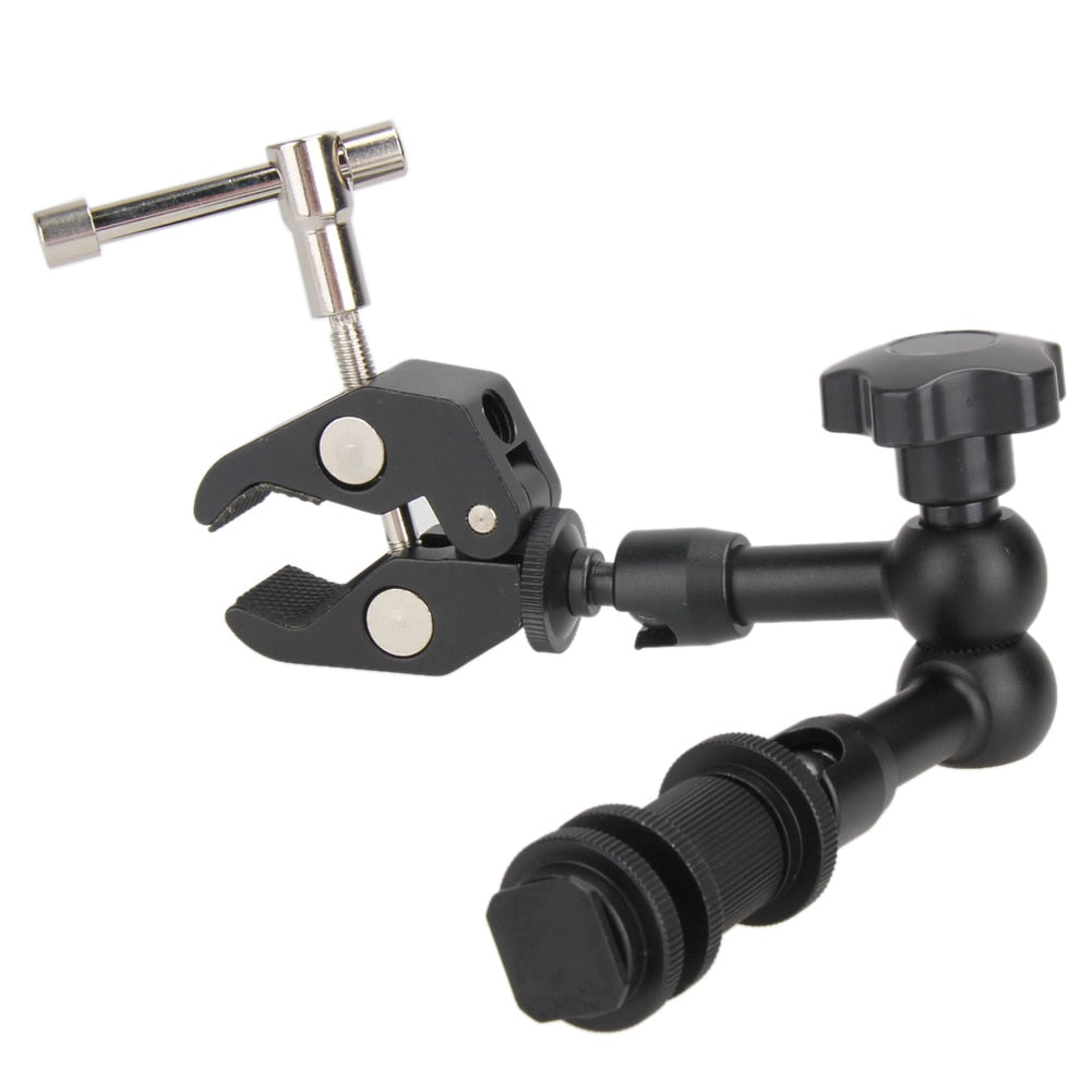 Professional Articulating Magic Arm 7"inch Adjustable Friction+ Super Clamp For DSLR LCD Monitor LED Light Camera Accessories - ebowsos