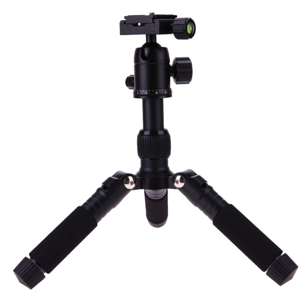 Professional Camer Tripod Max Extened 17.3inch  Aluminum Alloy Folding 7.9inch Tripod with Ball Head for DLSR Camera - ebowsos