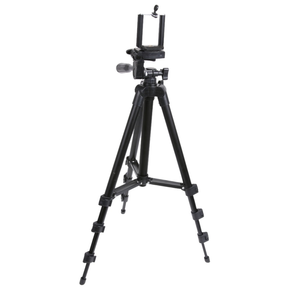 Professional Camera Tripod Photographic Travel Portable Tripod Fold Smart Phone Tripod for iPhone Samsung Galaxy With Carry Bag - ebowsos