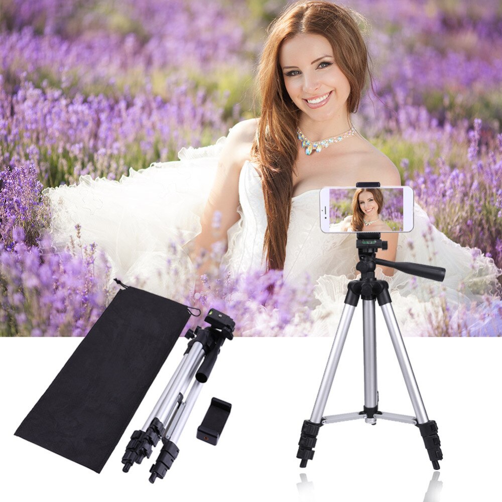 Professional Camera Tripod Stand Holder   Digital Camera+Table/PC Holder+Phone Holder+Nylon Carry Bag For iPhone Samsung - ebowsos