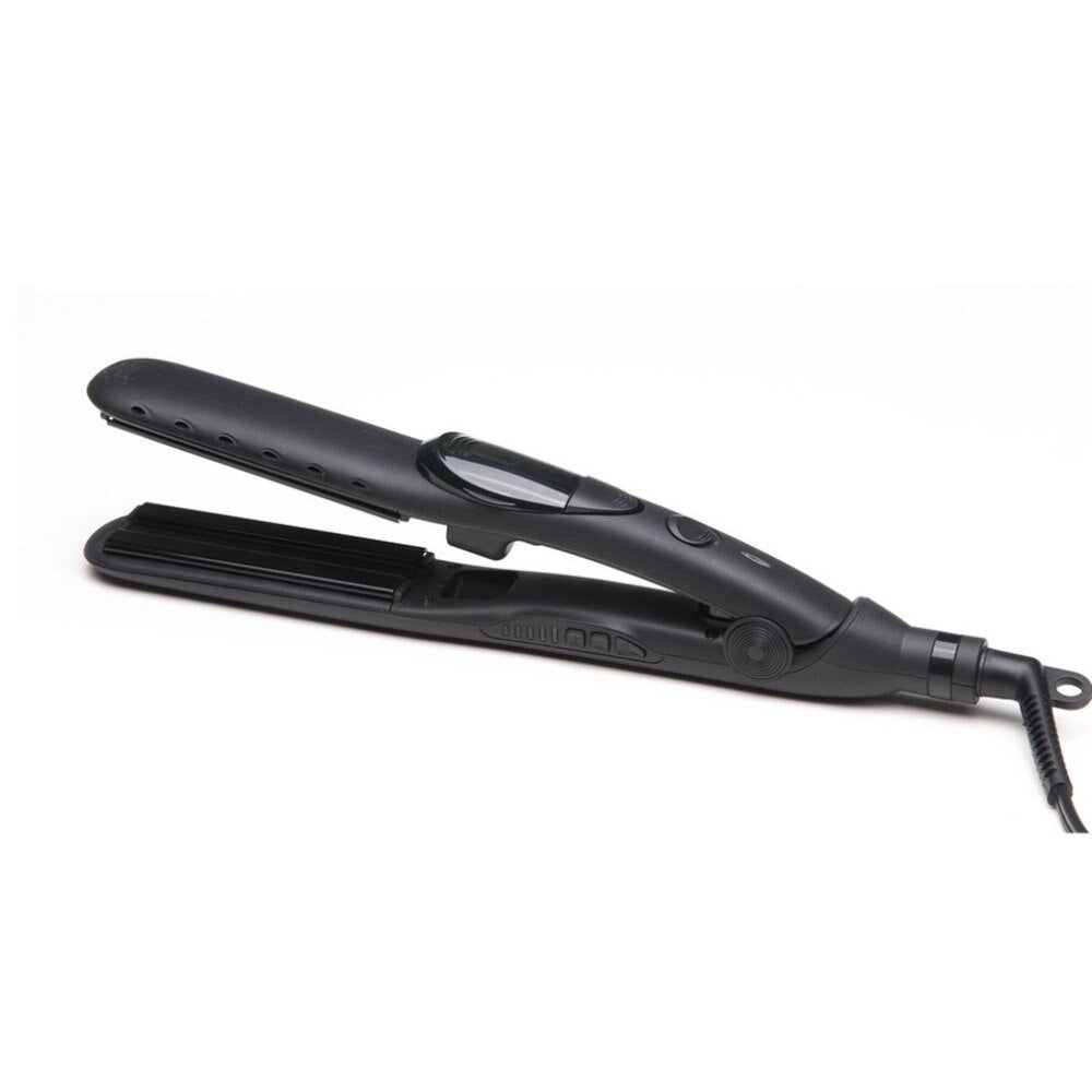Professional Hair Straightener Salon Steam Flat Iron Straightening + Argan Oil For Both Dry & Wet Hair US PLUG - ebowsos