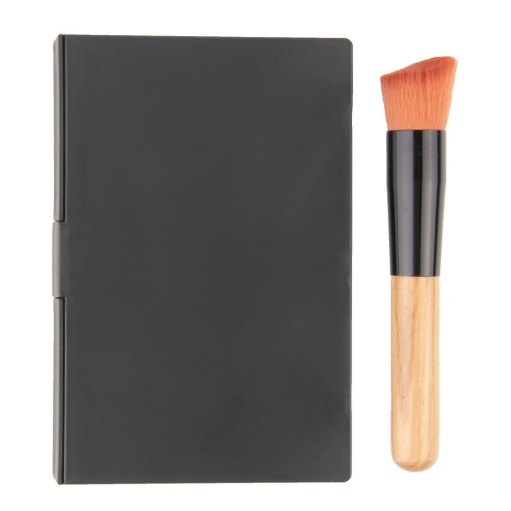 Professional Makeup Set Kit 15 Colors Contour Face Cream Concealer Palette With Foundation Oblique Makeup Brush Cosmetic Tool - ebowsos