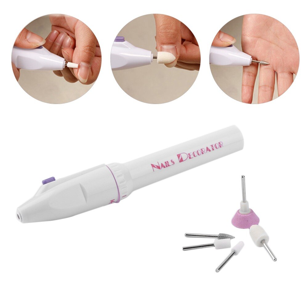 Professional Mini Pen Type Electric Manicure Nail Machine Portable Safety Feet Hand Nail Care Grinding Polish Device 2017 New - ebowsos