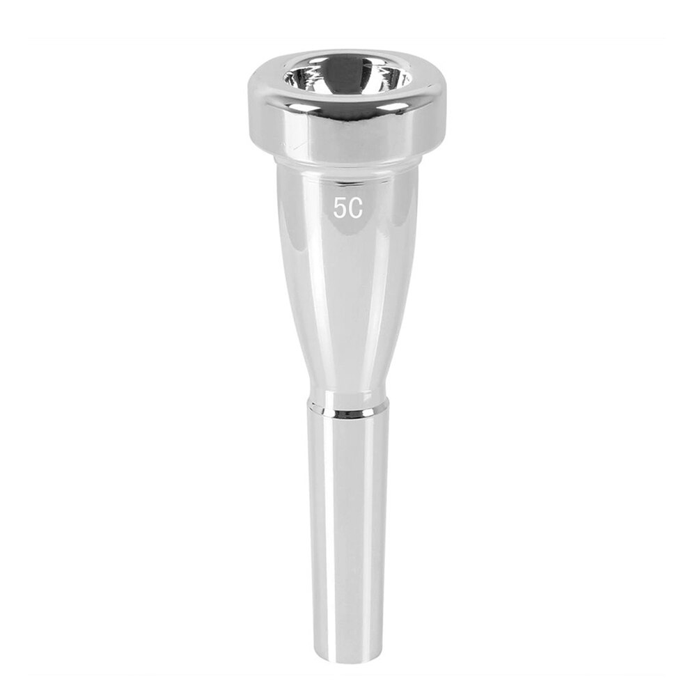 Professional Music Trumpet Silver Gold Meg 5C Size Metal Trumpet Mouthpiece For High Register And Also C Trumpet Accessaries-ebowsos
