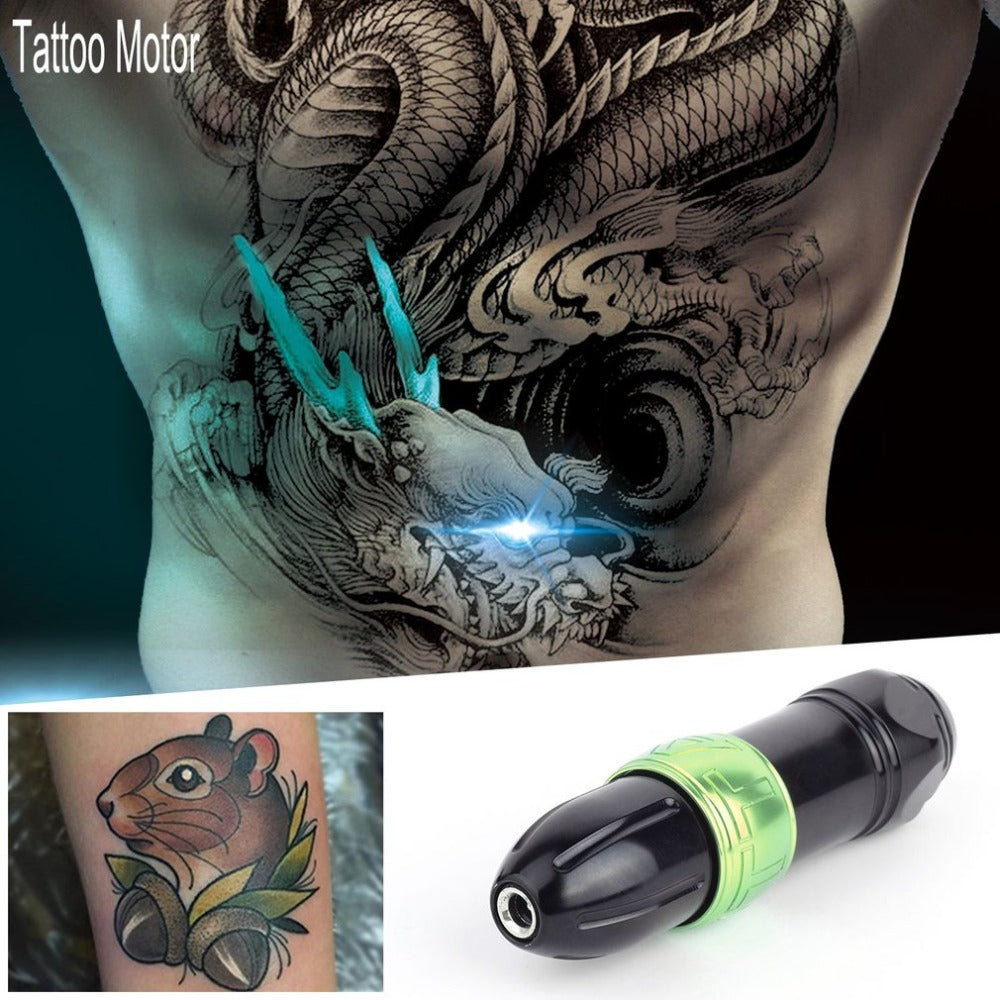 Professional Tattoo Pen Motor Rocket Shape Motor Permanent Rotary Tattoo Machine Aluminum Alloy Tattoo Gun Equipment 2018 NEW - ebowsos
