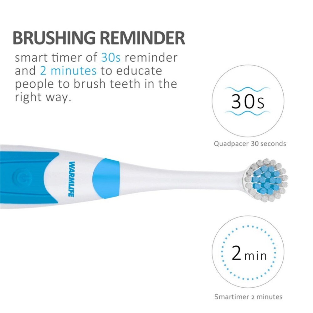 Professional Ultrasonic Rotary Electric Toothbrush USB Rechargeable Soft Brush for Oral Hygiene Dental Care Teeth Whitening - ebowsos