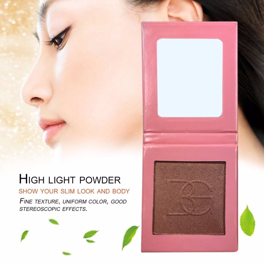 Professional Women Facial Makeup Highlighter Powder Natural Long Lasting Cosmetic Beauty Face Base Palette Highlight Powder - ebowsos