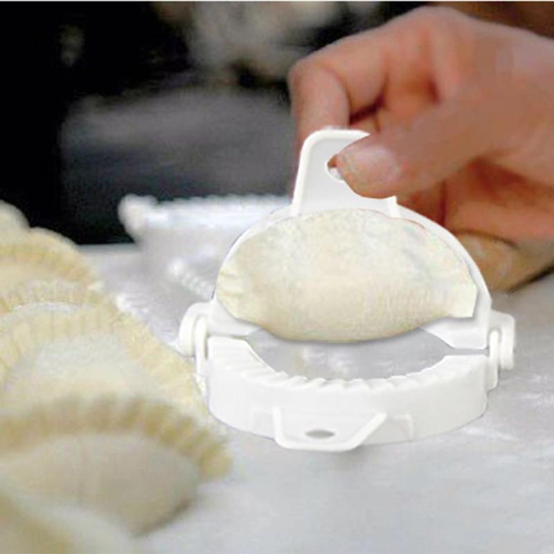 Protable Dumpling Maker Mold Hand Press Plastic Eco-Friendly Dumpling Clip Eco-Friendly Pastry Tools Kitchen Supplies Blue - ebowsos