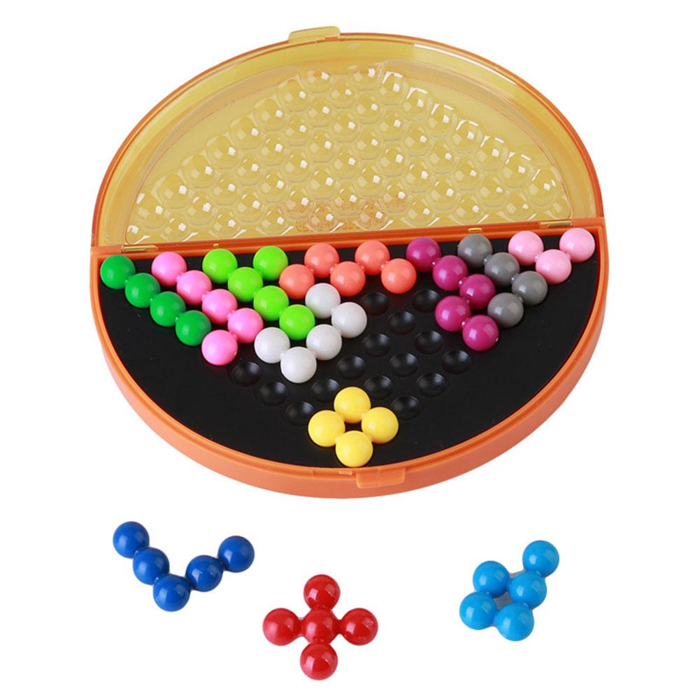Puzzle Pyramid Plate IQ Logical Mind Game For Children Pyramid Beads Puzzle Brain Teaser Educational Toys-ebowsos