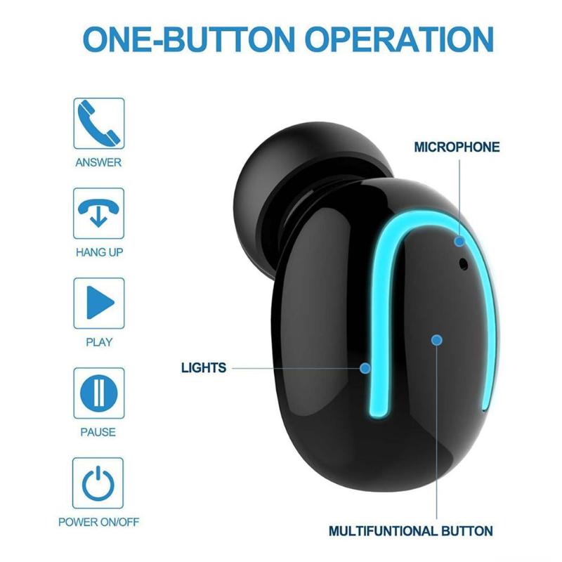 Q13 TWS Wireless Headphones Bluetooth Earphone Mini True Stereo In-ear Earbuds Headset with Mic for IOS Android Phone Promotion - ebowsos