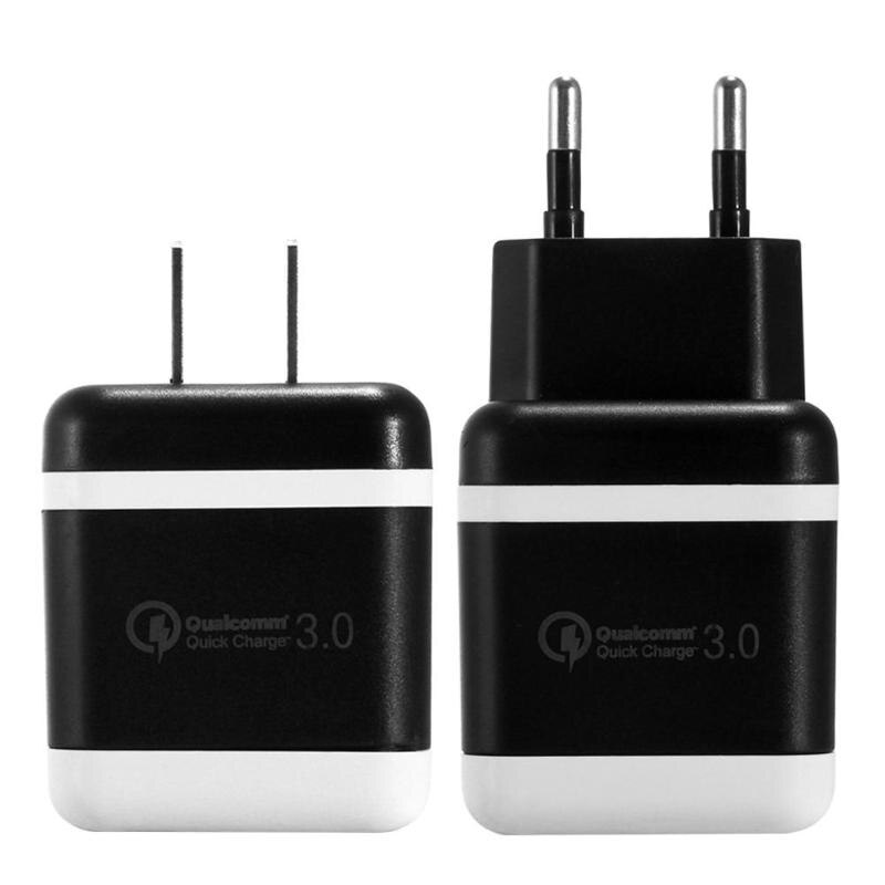 Quick Charger 3.0 USB Charger Fast Travel Wall Charger For iPhone Samsung Xiaomi Huawei Phone Charger Adapter EU US Plug New - ebowsos