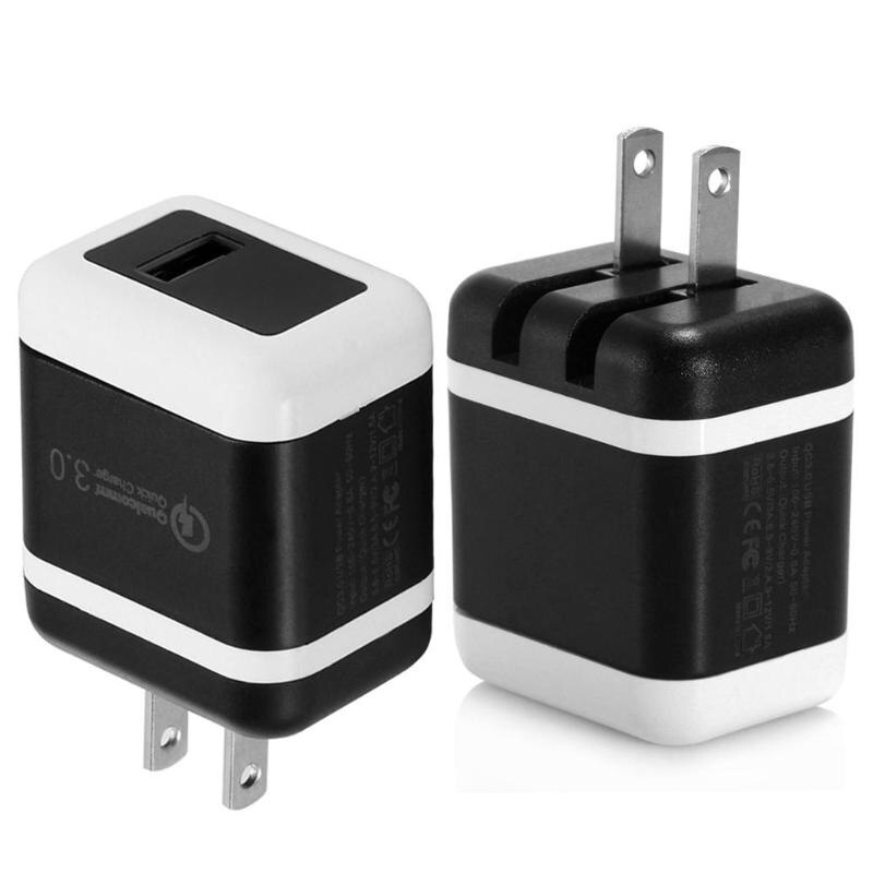 Quick Charger 3.0 USB Charger Fast Travel Wall Charger For iPhone Samsung Xiaomi Huawei Phone Charger Adapter EU US Plug New - ebowsos