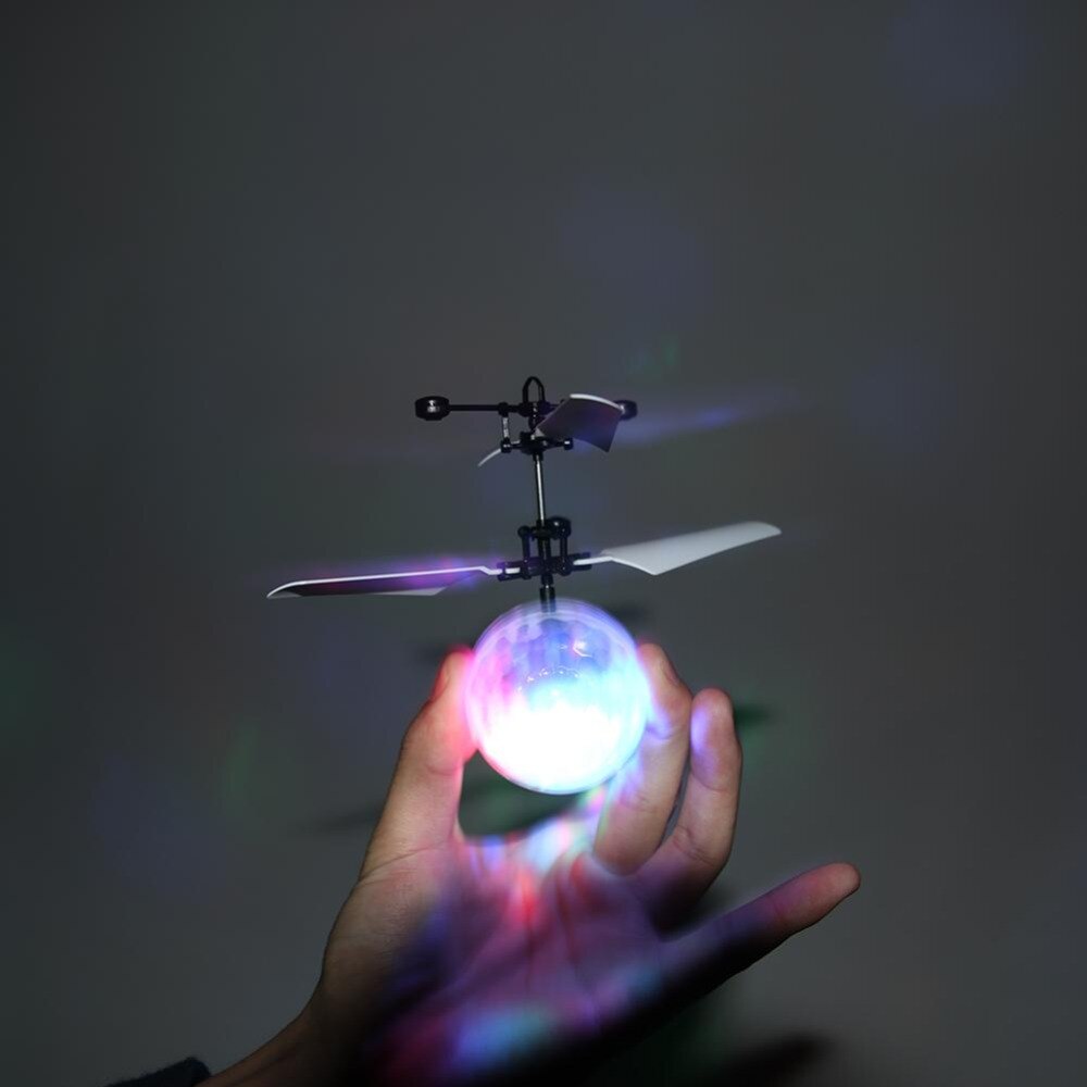 RC Flying Ball Drone Helicopter Toys Built-in Shinning LED Lighting for Kids Chilidren Adults Colorful flashing Ball Flying Toy-ebowsos