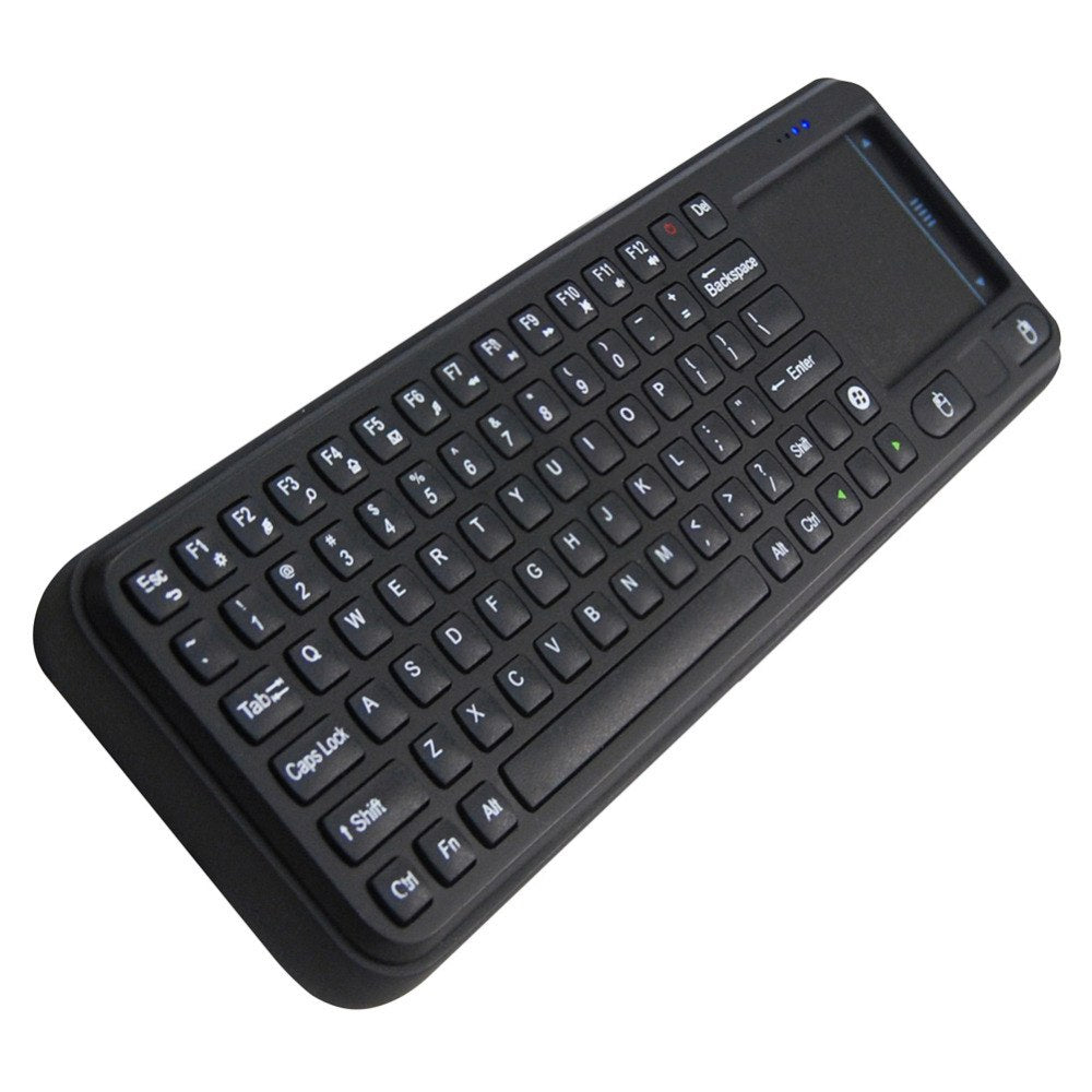 RC8 Wireless Keyboard Mini 79 Multi-media Key Air Mouse 2.4GHz Wireless Keyboard TouchPad for Smart TV Box - ebowsos