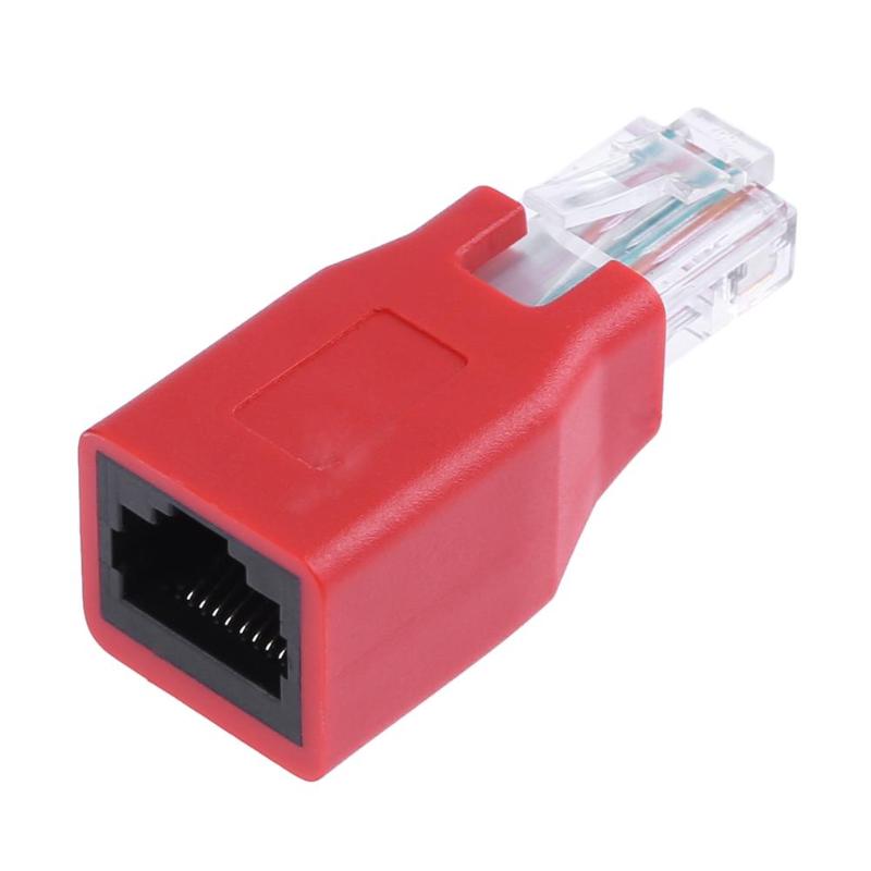 RJ45 Male to Female CAT6 Connector Lan Ethernet Network Extension Adapter for routers/hubs/network RJ45 connections - ebowsos